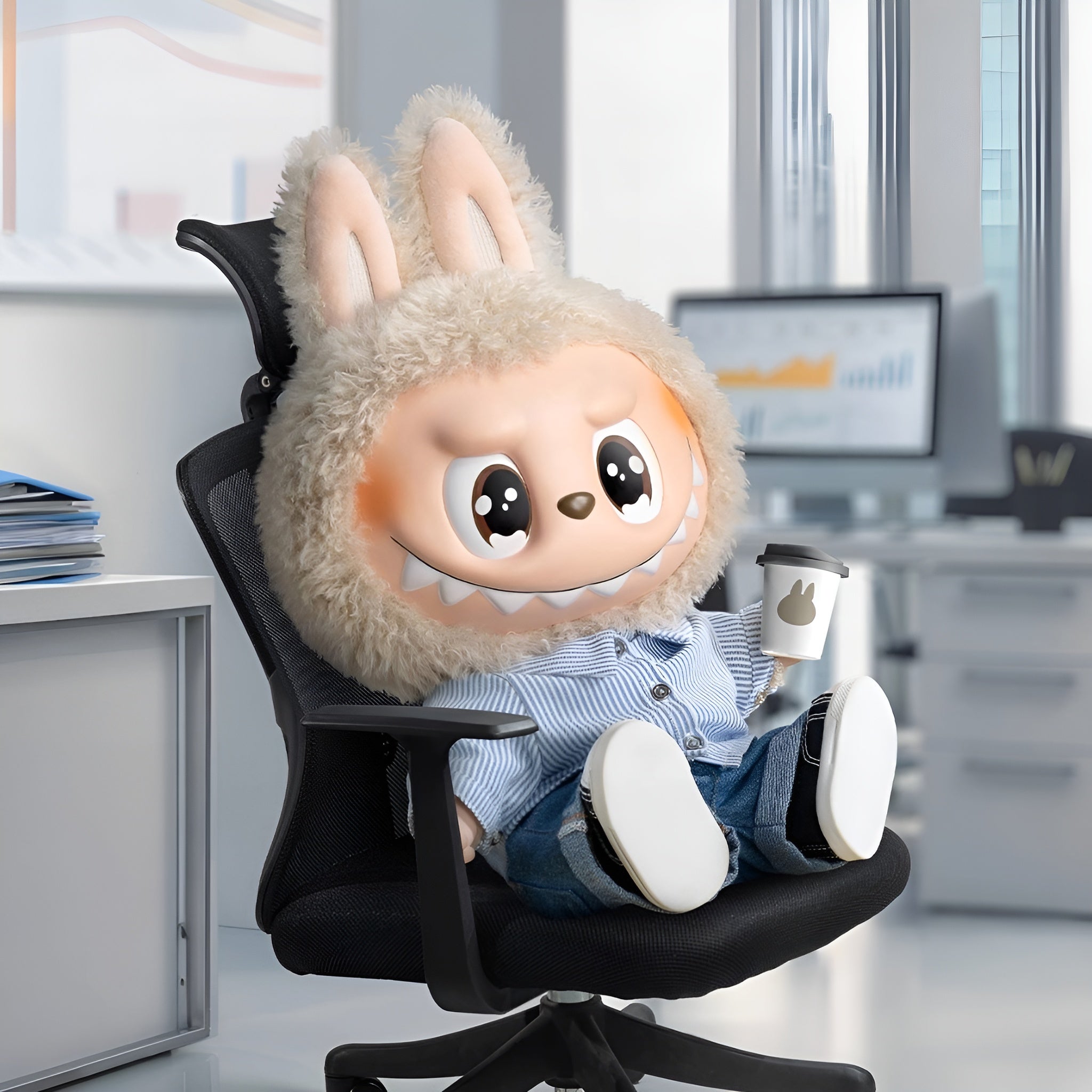 Labubu – Flip With Me – Peluche Vinyle “Vinyl Plush Doll”