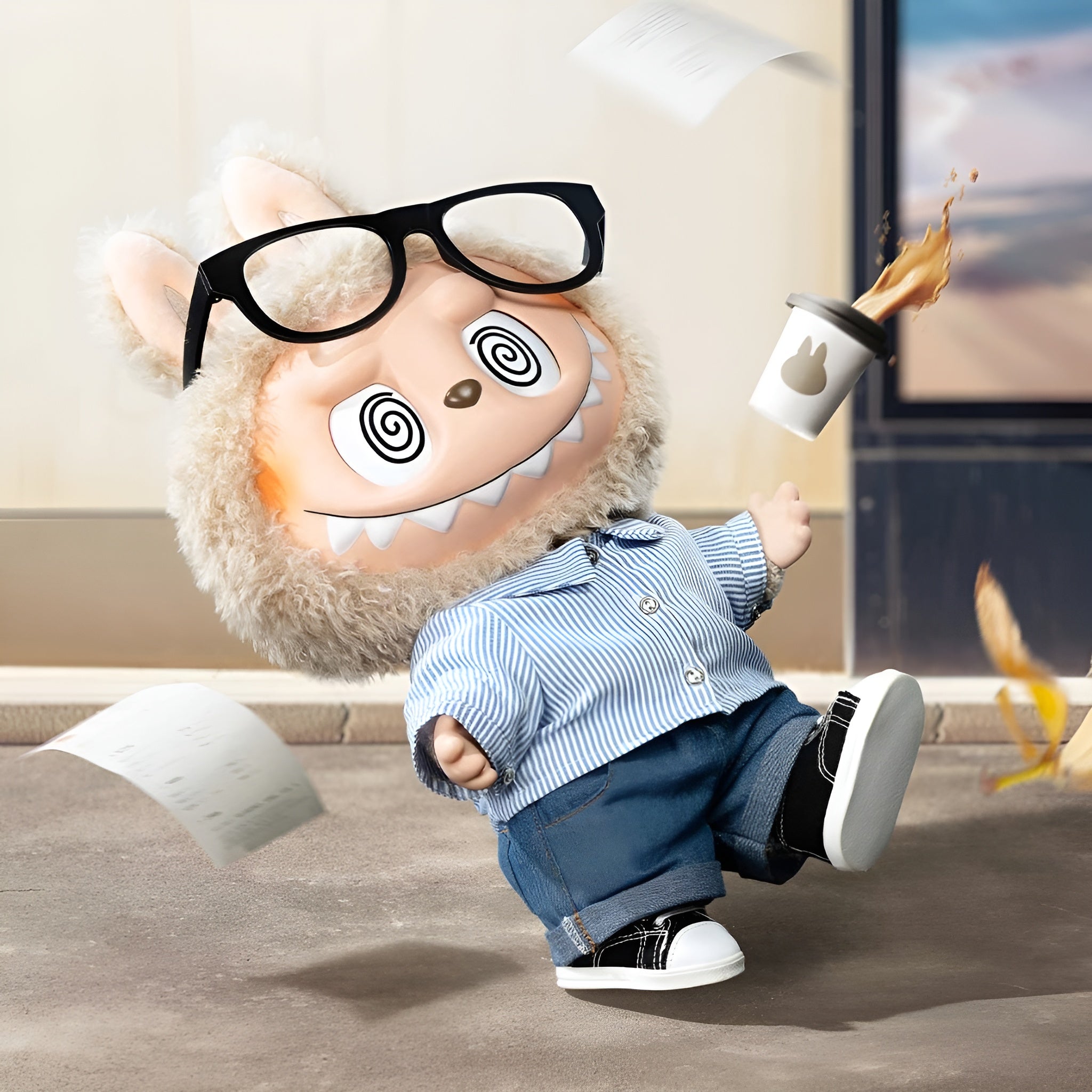 Labubu – Flip With Me – Peluche Vinyle “Vinyl Plush Doll”